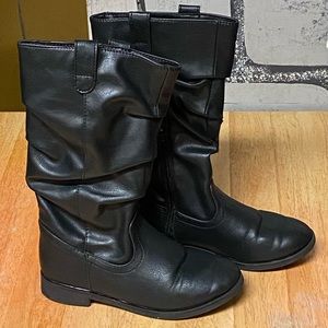 Girls Black Boots